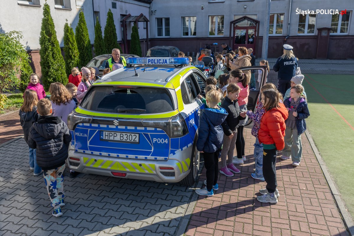 2024.10.18 - Policja Śląska edukuje najmłodszych w ramach kampanii „Dzieciństwo bez Przemocy” - fotoreportaż