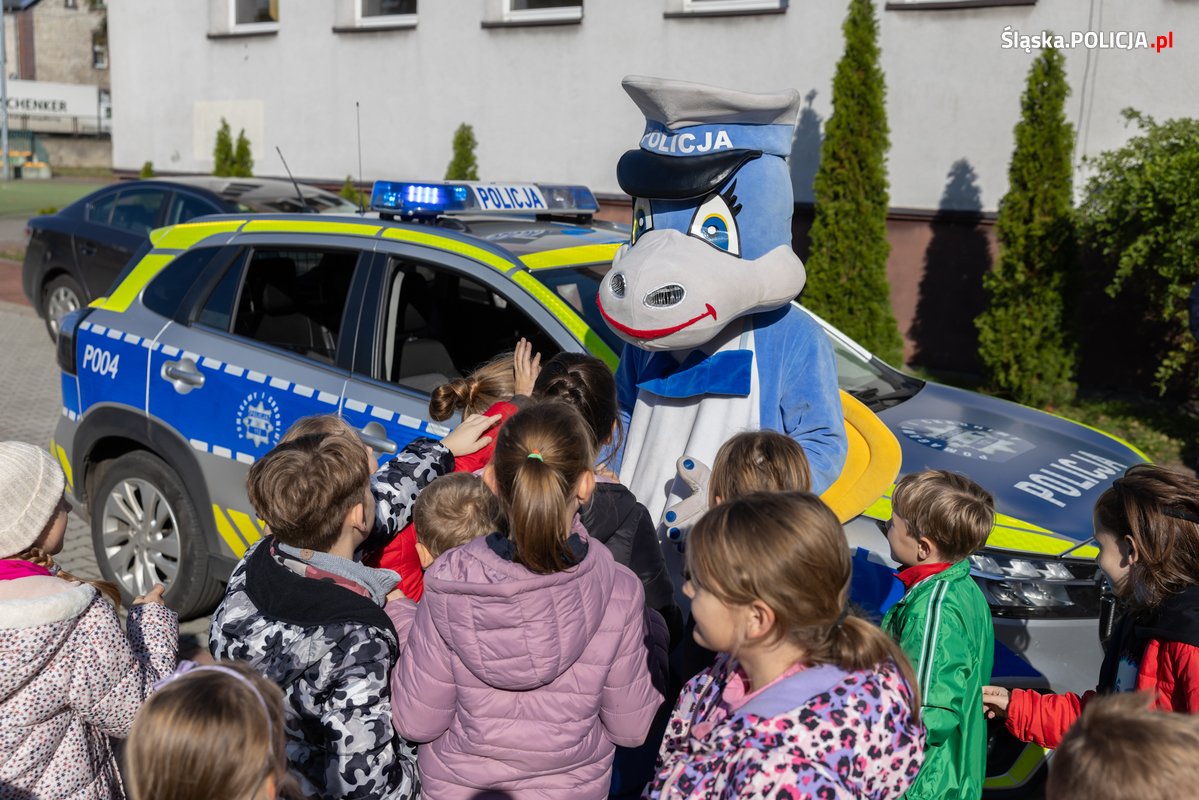 2024.10.18 - Policja Śląska edukuje najmłodszych w ramach kampanii „Dzieciństwo bez Przemocy” - fotoreportaż