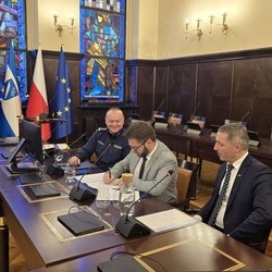 Sztandar dla rybnickiej policji.
