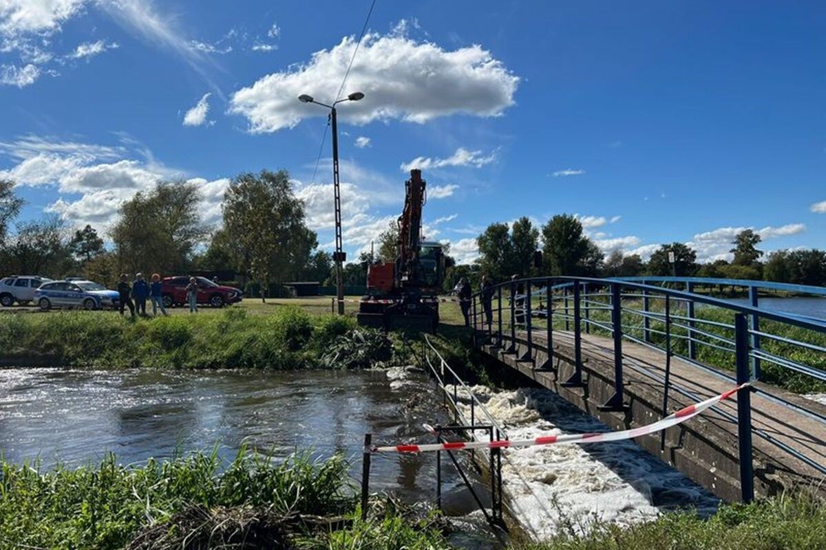 Intensywne opady deszczu Rybnik 2024 / fot. M. Michalska