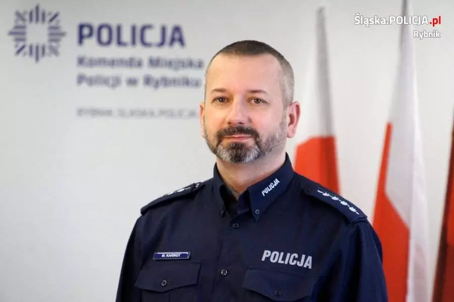 Kierownik dzielnicowych po służbie odnalazł zaginionego 35-latka! / fot. KMP Rybnik