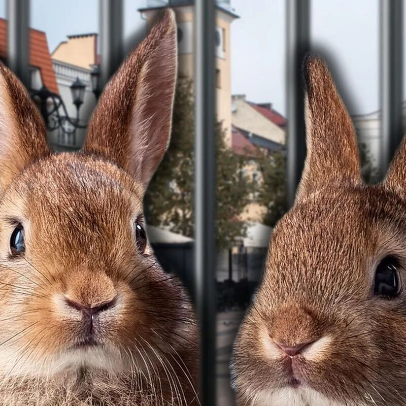 Królik z Rybnika trafi do adopcji, jeśli właściciel się nie zgłosi