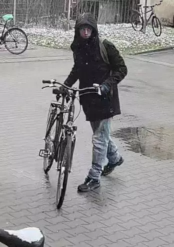 Policja publikuje wizerunek w sprawie kradzieży roweru / fot. KMP Rybnik